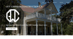 Desktop Screenshot of guychipmanconstruction.com